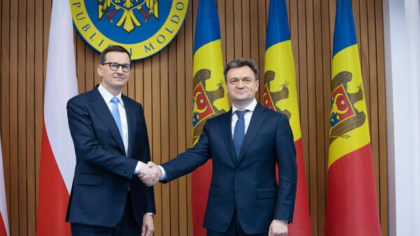Встреча премьер-министров Молдовы и Польши Дорина Речана и Матеуша Моравецкого - Sputnik Молдова