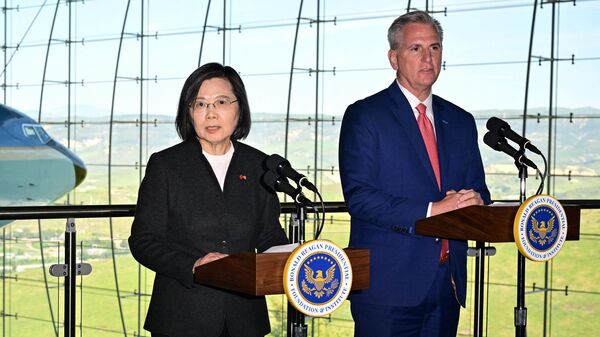  Liderul taiwanez, Tsai Ing-Wen, s-a întâlnit cu președintele Camerei Reprezentanţilor din SUA, Kevin McCarthy - Sputnik Moldova-România
