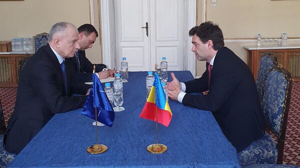 Șeful Diplomației moldovenești, Nicu Popescu, s-a întâlnit la București cu Mircea Geoană, secretarul general adjunct al NATO. - Sputnik Moldova