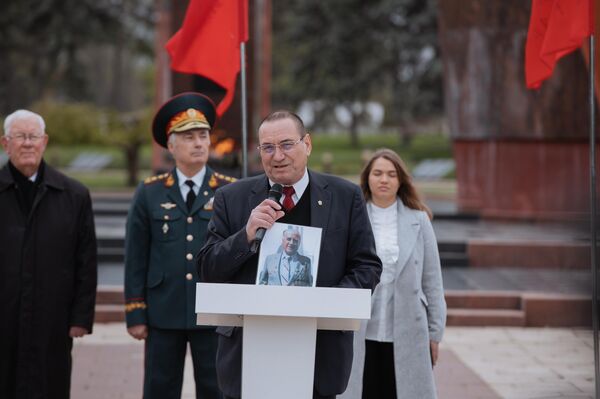 Пресс-конференция Национального координационного комитета &quot;Победа&quot; на мемориале &quot;Вечность&quot;. - Sputnik Молдова