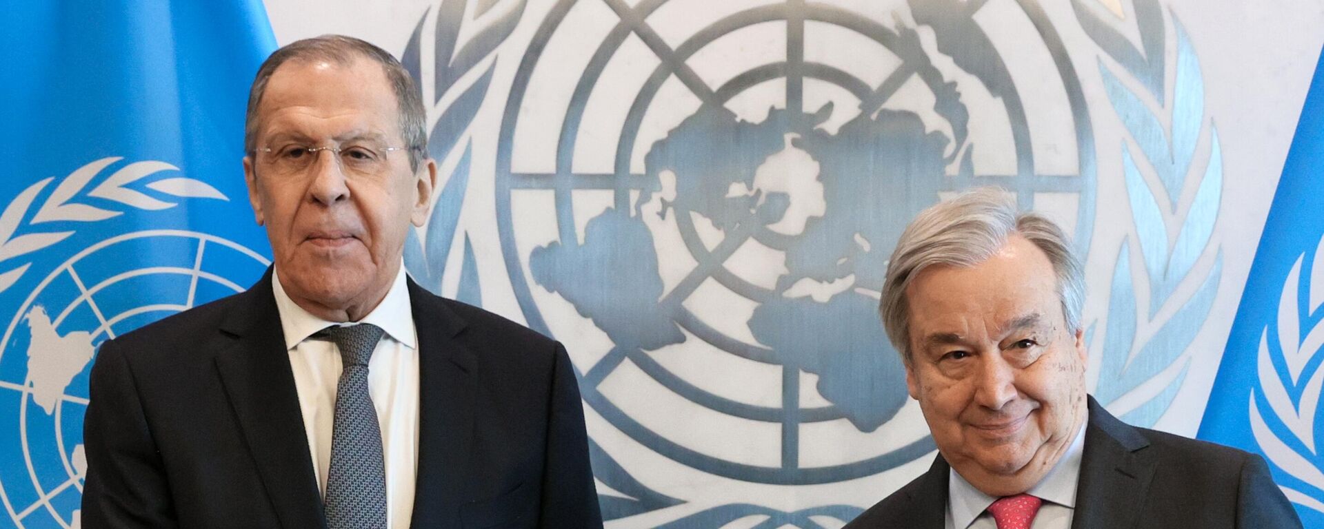 Lavrov și Guterres au discutat despre cooperarea dintre Rusia și ONU - Sputnik Moldova, 1920, 24.01.2024