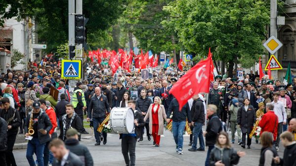 Акция Бессмертный полк в Молдове  - Sputnik Молдова