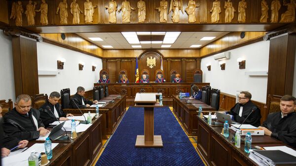 Заседание Конституционного суда по делу о запрете партии Шор  - Sputnik Молдова
