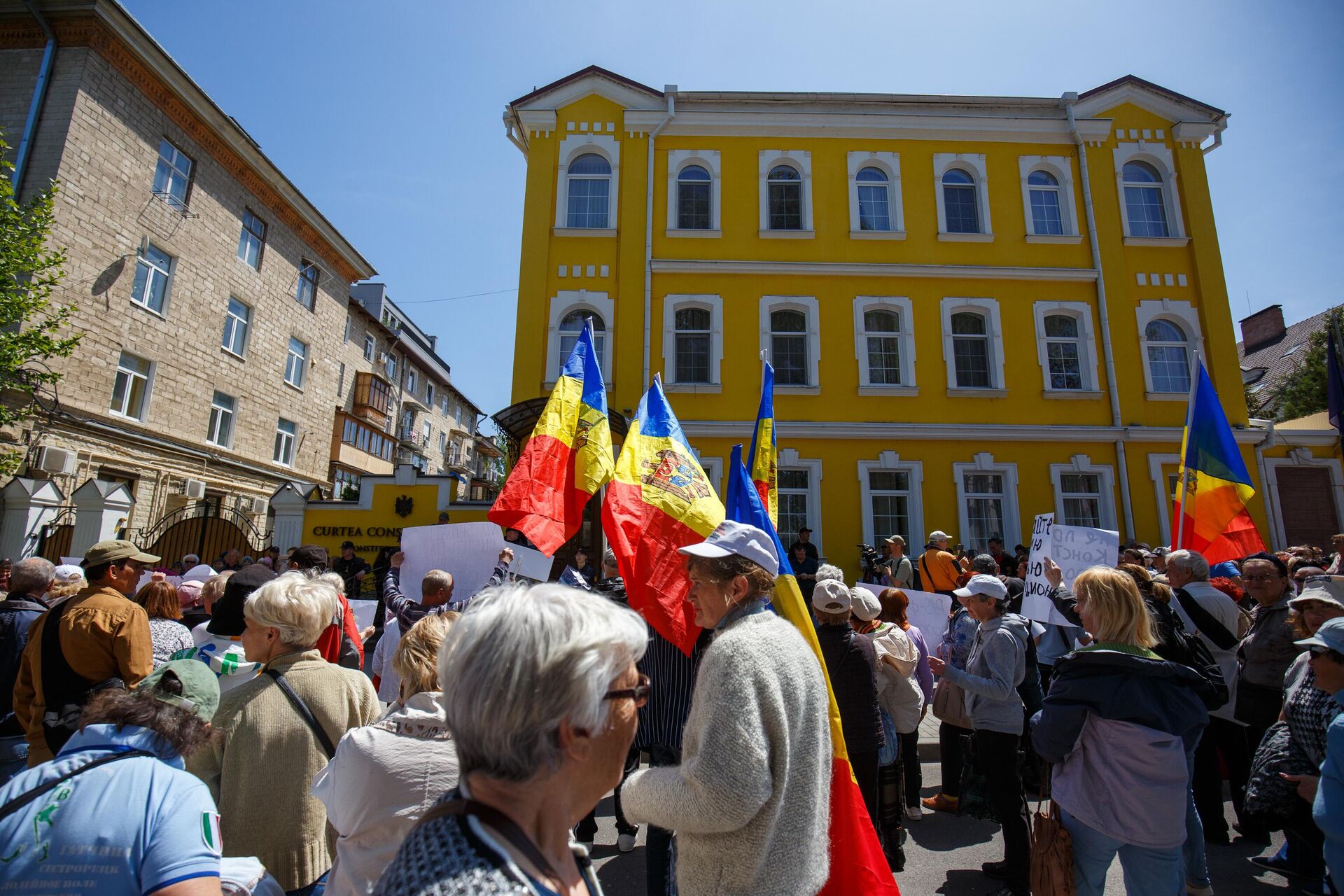 Протест сторонников партии Шор - Sputnik Молдова, 1920, 15.05.2023
