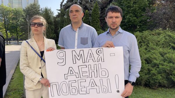 Протест против переименования Дня Победы - Sputnik Молдова