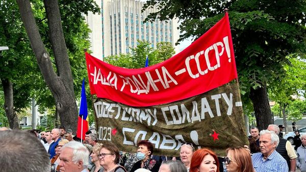 Мы помним!: в Кишиневе прошел митинг в защиту Дня Победы - Sputnik Молдова