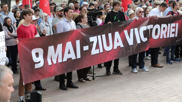 Митинг в Кишиневе в защиту Дня победы - Sputnik Молдова