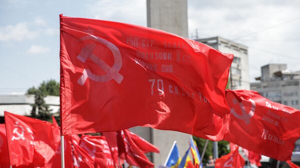 Марш в защиту празднования Дня Победы в Кишиневе - Sputnik Молдова