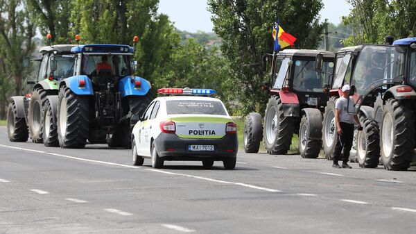 Забастовка фермеров в Молдавии - Sputnik Молдова