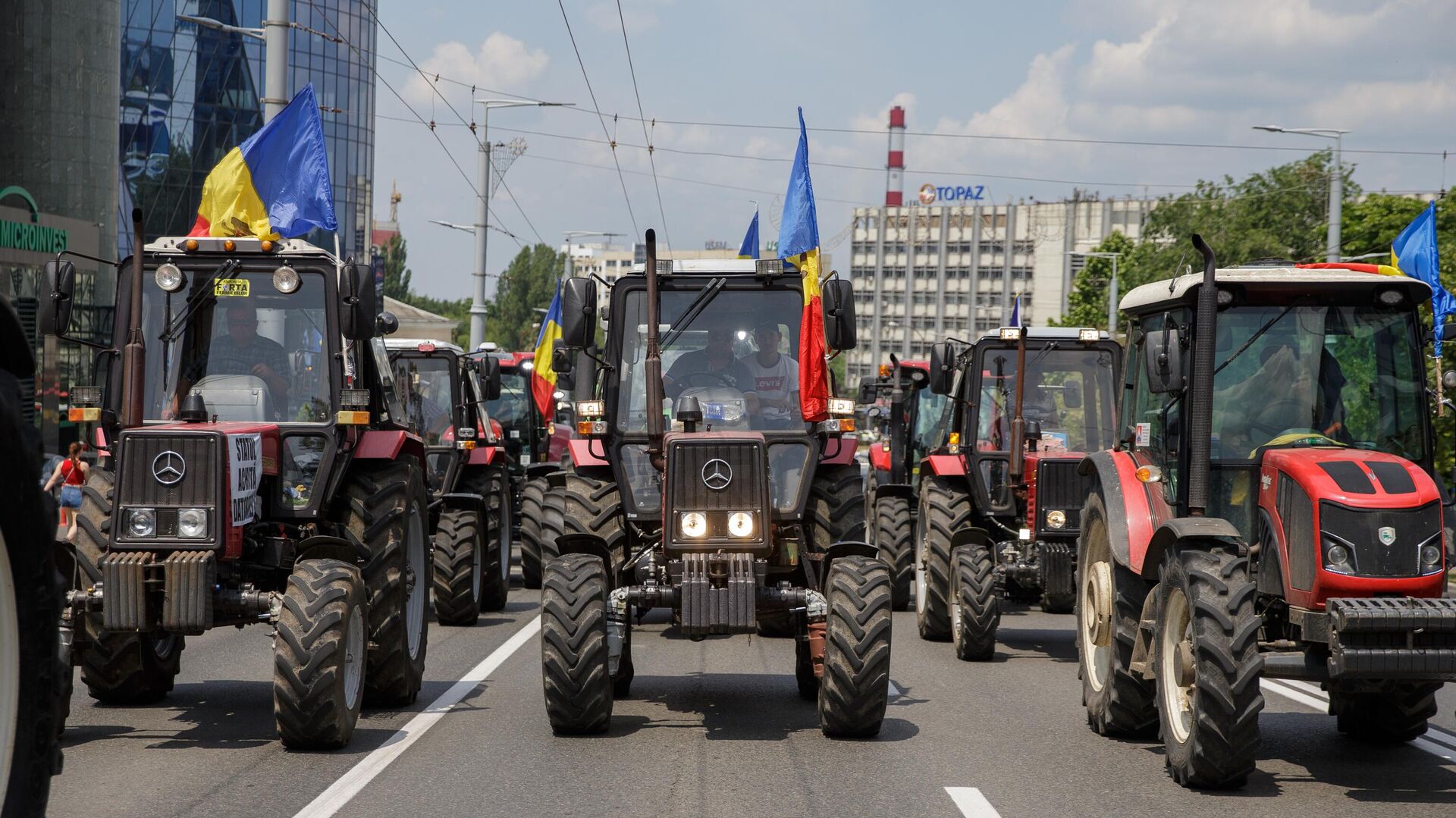Протест фермеров в центре Кишинева, 22.06.2023 - Sputnik Moldova, 1920, 09.08.2023