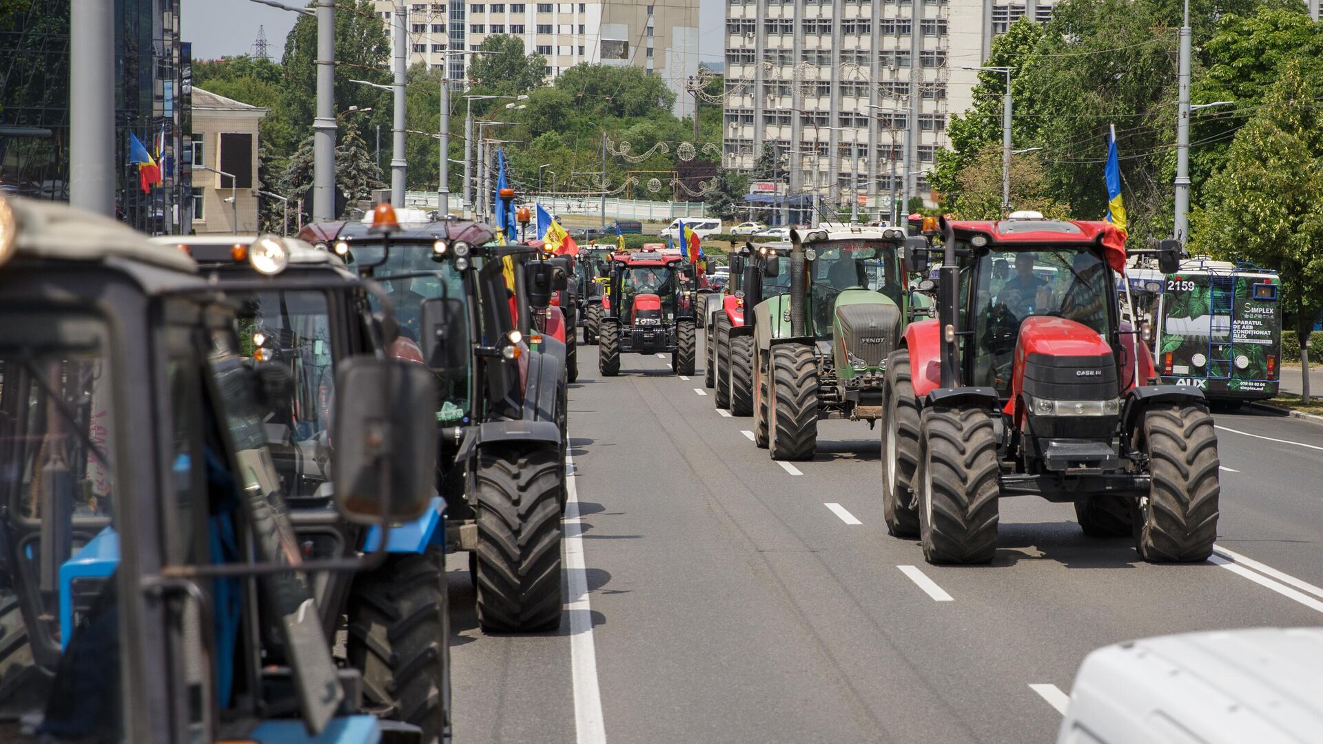 Протест фермеров в центре Кишинева, 22.06.2023 - Sputnik Moldova, 1920, 24.07.2023