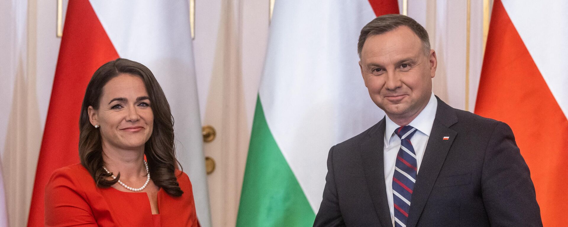 Katalin Novak și Andrzej Duda - Sputnik Moldova, 1920, 30.06.2023