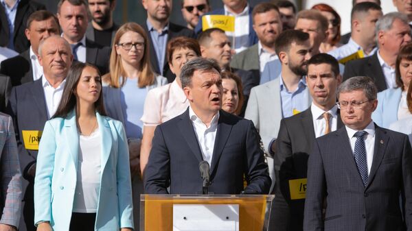 Брифинг PAS об итогах двух лет правления - Sputnik Moldova