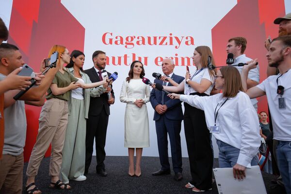 Bașacanul găgăuz răspunde la întrebările jurnaliștilor. - Sputnik Moldova