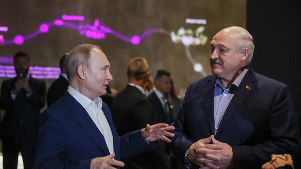 Встреча президента РФ В. Путина и президента Белоруссии А. Лукашенко - Sputnik Moldova