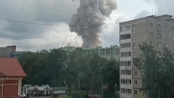 Взрыв на территории Загорского оптико-механического завода в Сергиевом Посаде - Sputnik Молдова