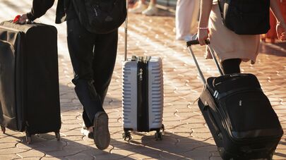 Пассажиры в Кишиневском аэропорту