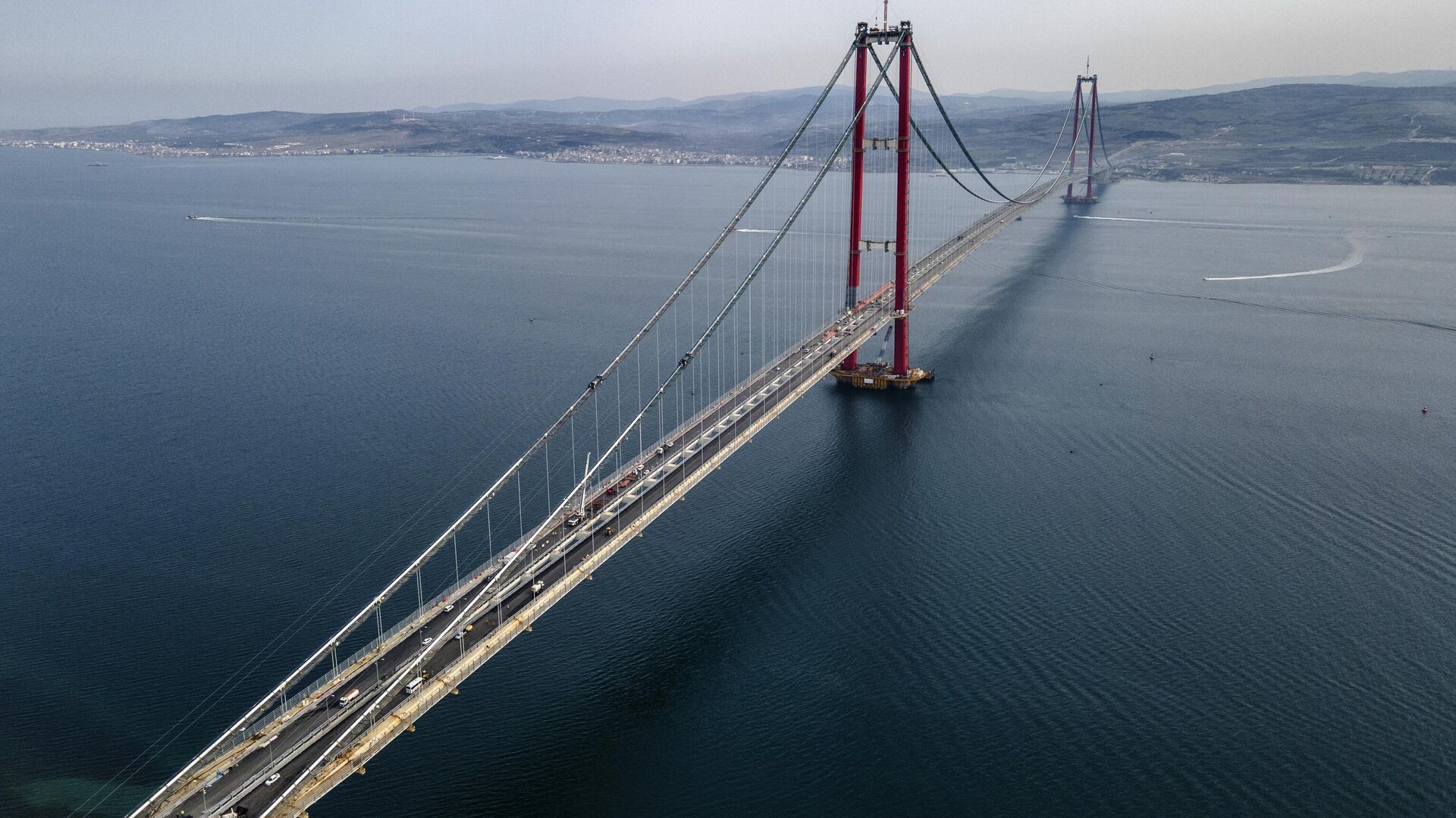 В Турции построили мост с самым длинным в мире пролетом - Sputnik Молдова, 1920, 24.08.2023