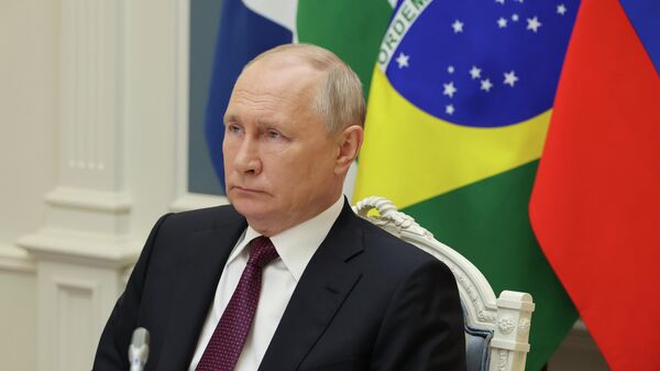 Президент России Владимир Путин принял участие в работе саммита БРИКС - Sputnik Молдова