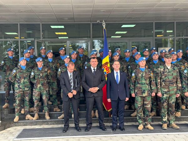 Возвращение в Молдову солдат первого контингента Национальной армии, дислоцированного в составе миссии Временных сил ООН в Ливане. - Sputnik Молдова