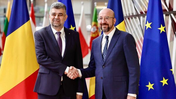 Întrevederea premierului Marcel Ciolacu cu președintele Consiliului European, Charles Michel - Sputnik Moldova