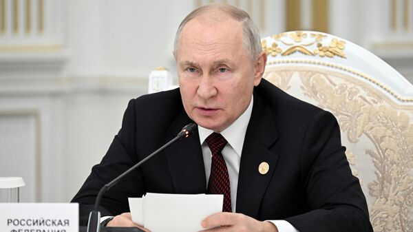 Официальный визит президента РФ В. Путина в Киргизию. День второй - Sputnik Moldova
