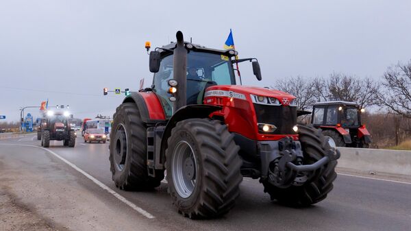 Протест фермеров в Молдове. Архивное фото - Sputnik Молдова