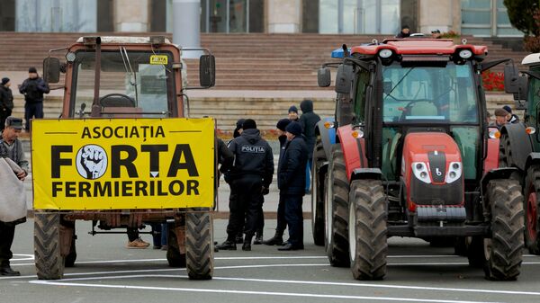 Протест фермеров в Молдове - Sputnik Молдова
