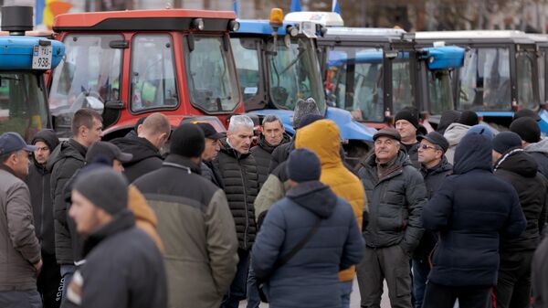 Протест фермеров в Молдове. Архивное фото - Sputnik Молдова