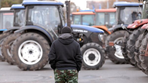 Protest al fermierilor, imagine simbolică - Sputnik Moldova
