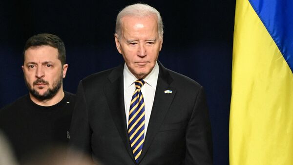 Joe Biden și Vladimir Zelenski - Sputnik Moldova