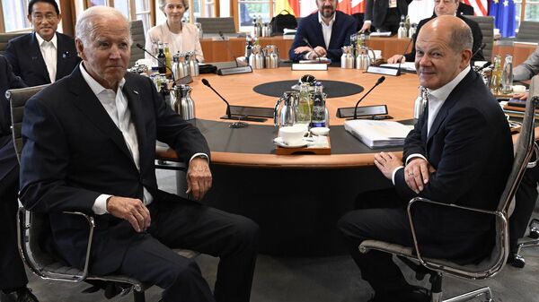 Joe Biden și Olaf Scholz - Sputnik Moldova