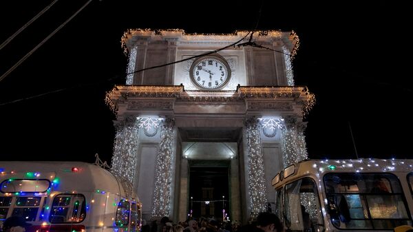 Открытие новогодней елки в центре Кишинева - Sputnik Молдова