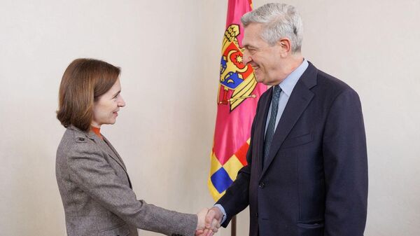Președintele Maia Sandu s-a întâlnit cu Înaltul Comisar al ONU pentru Refugiați, Filippo Grand - Sputnik Moldova