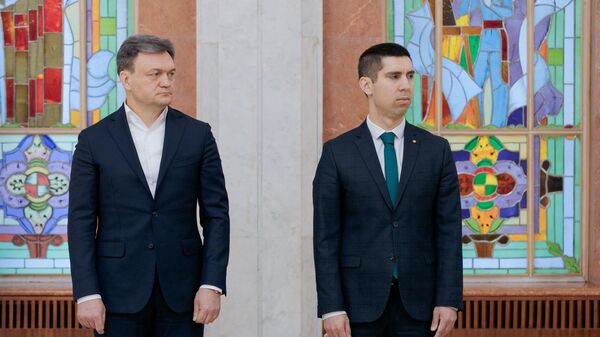 Dorin Recean și Mihai Popșoi - Sputnik Moldova