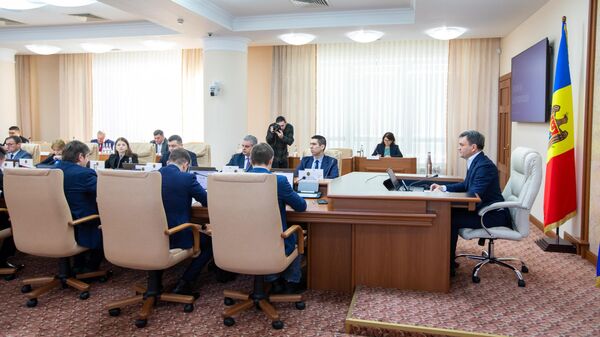 Ședința Guvernului Recean - Sputnik Moldova