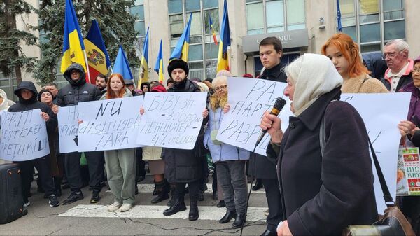 Протест в Кишиневе: PAS – партия разрушения, PAS – партия бедности - Sputnik Молдова