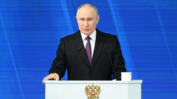 Discursul președintelui rus Vladimir Putin în fața Adunării Federale - Sputnik Moldova-România