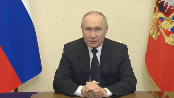 Обращение Путина после теракта в Крокусе - Sputnik Moldova