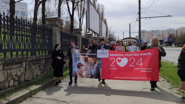 Marșul pentru Viață, Chișinău, 30 martie 2024 - Sputnik Moldova