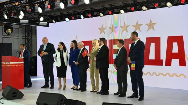 Evenimentul de constituire a blocului „Victorie” la Moscova - Sputnik Moldova