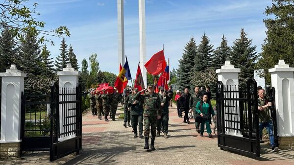 Церемония захоронения останков советских воинов на Шерпенском плацдарме - Sputnik Молдова