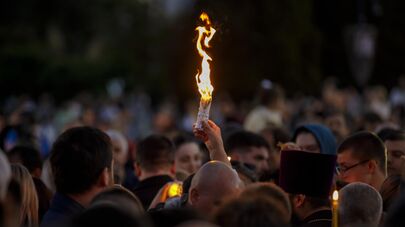 Благодатный огонь в Кишиневе