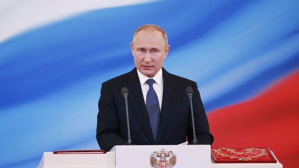 Церемония инаугурации президента РФ Владимира Путина - Sputnik Moldova