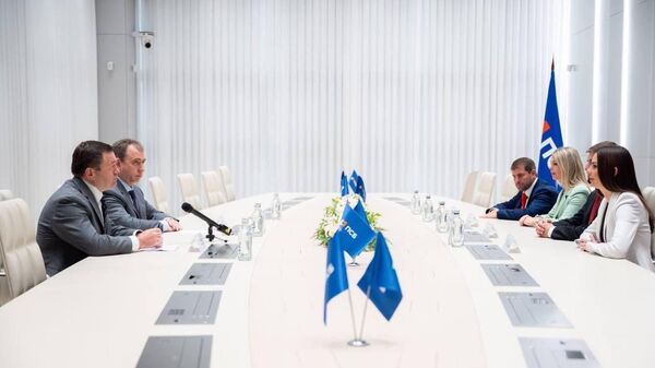 Встреча главы Промсвязьбанка с лидером блока Победа, башканом Гагаузии и мэрами Тараклии и Оргеева - Sputnik Молдова
