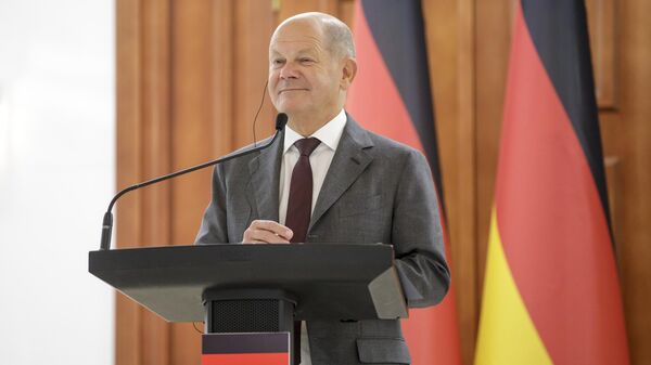 Vizita de lucru a cancelarului Germaniei, Olaf Scholz în Republica Moldova - Sputnik Молдова