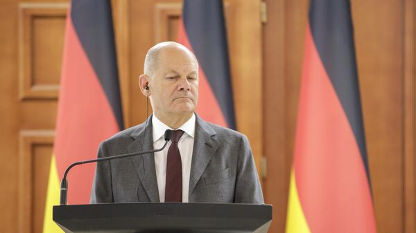 Vizita de lucru a cancelarului Germaniei, Olaf Scholz în Republica Moldova - Sputnik Молдова