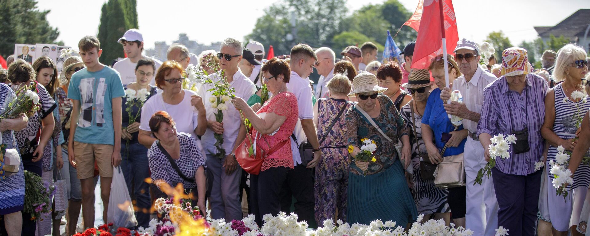 Марш в честь 80-й годовщины освобождения Молдовы от фашистской оккупации - Sputnik Молдова, 1920, 24.08.2024