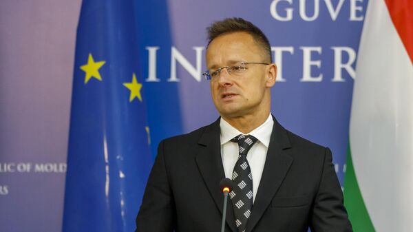 Vicepremierul Mihai Popșoi, ministru al afacerilor externe al Republicii Moldova s-a întâlnit la Chișinău cu omologul său ungar, Péter Szijjártó - Sputnik Moldova
