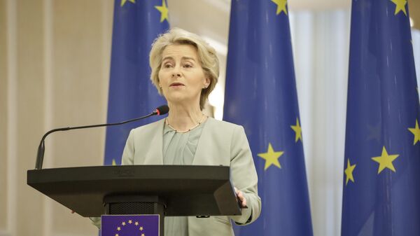 Președinta Maia Sandu, la întrevederea cu Președinta Comisiei Europene, Ursula von der Leyen - Sputnik Молдова